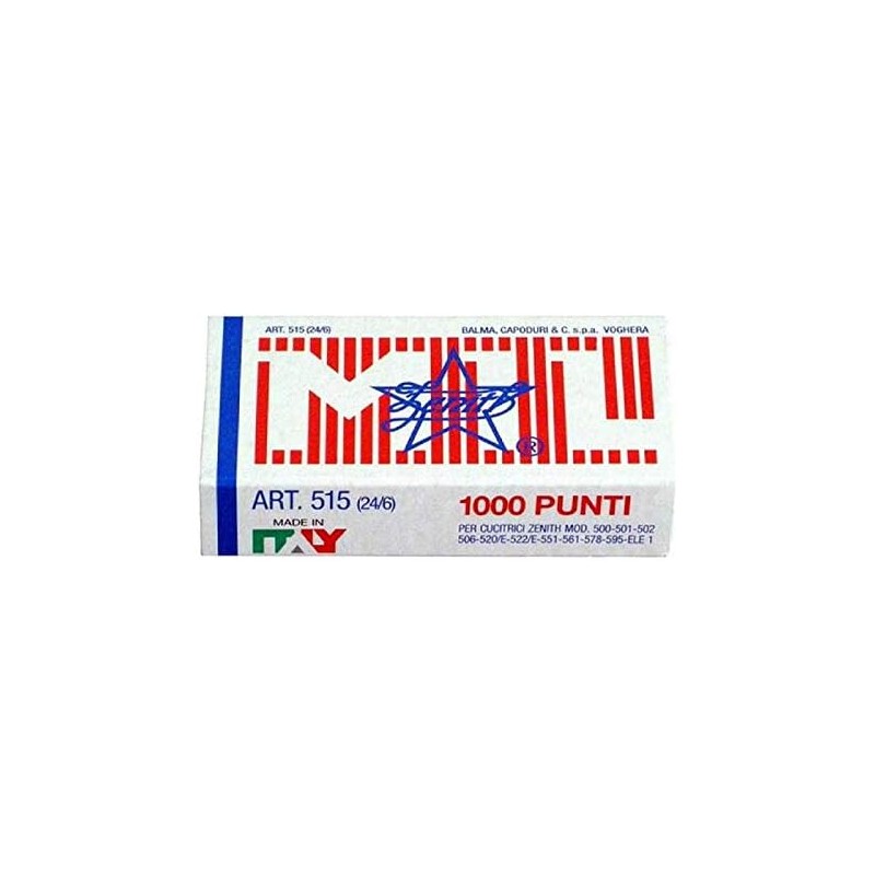 PUNTI ZENITH 515 24/6 CONF.1000 PUNTI