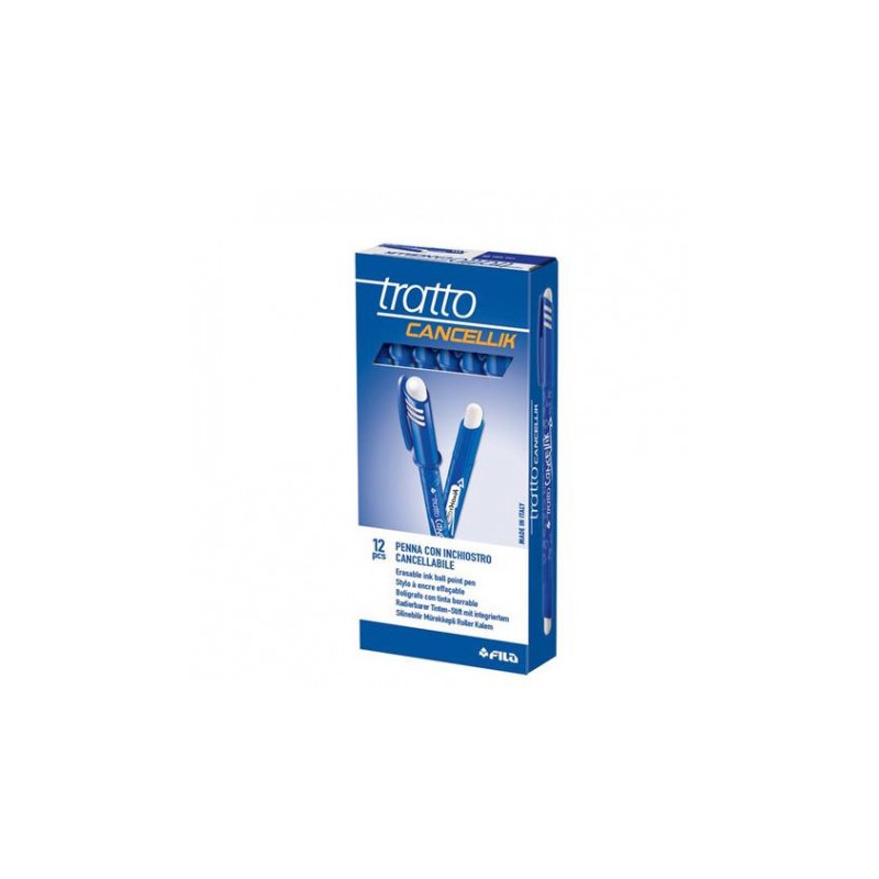 PENNE TRATTO CANCELLIK BLU CONF.12 PZ