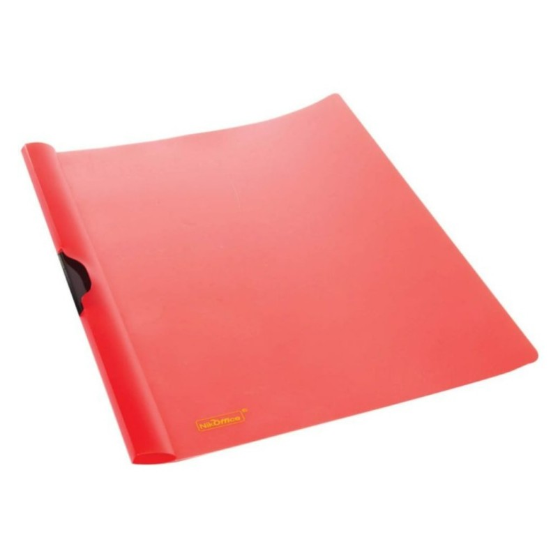 CARTELLA CON CLIP NIKOFFICE A4 ROSSO CONF. 5 PZ 01NIK041