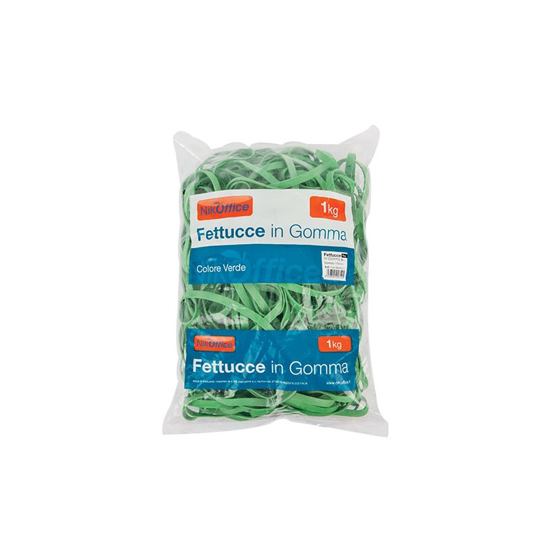 ELASTICI A FETTUCCIA NIKOFFICE 1KG DIAM 100 06NIK029