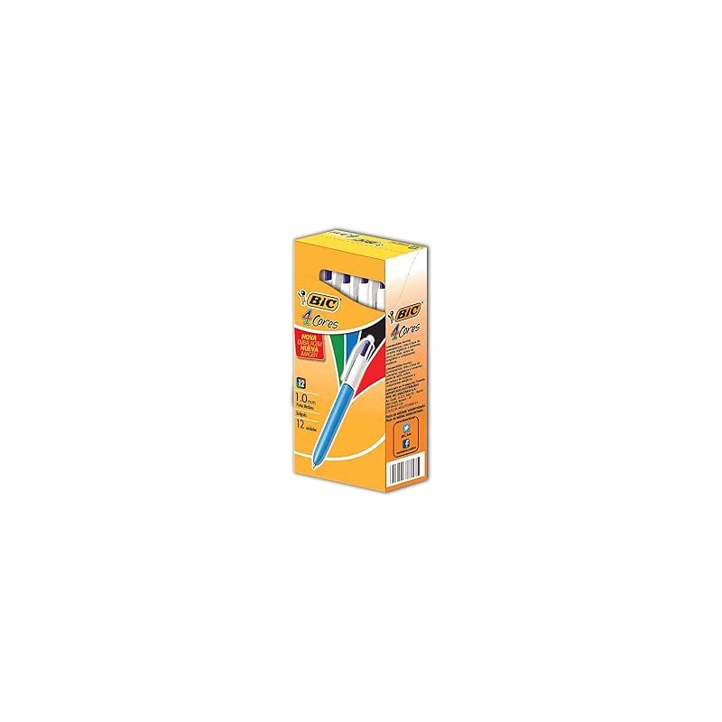 PENNE BIC 4 COLORI ORIGINAL CF.12