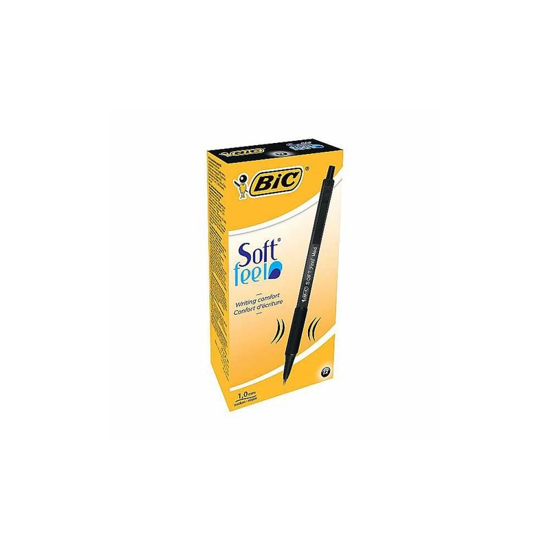  PENNE BIC SFERA SOFT FELL CLIC NERO CONF DA 12PZ